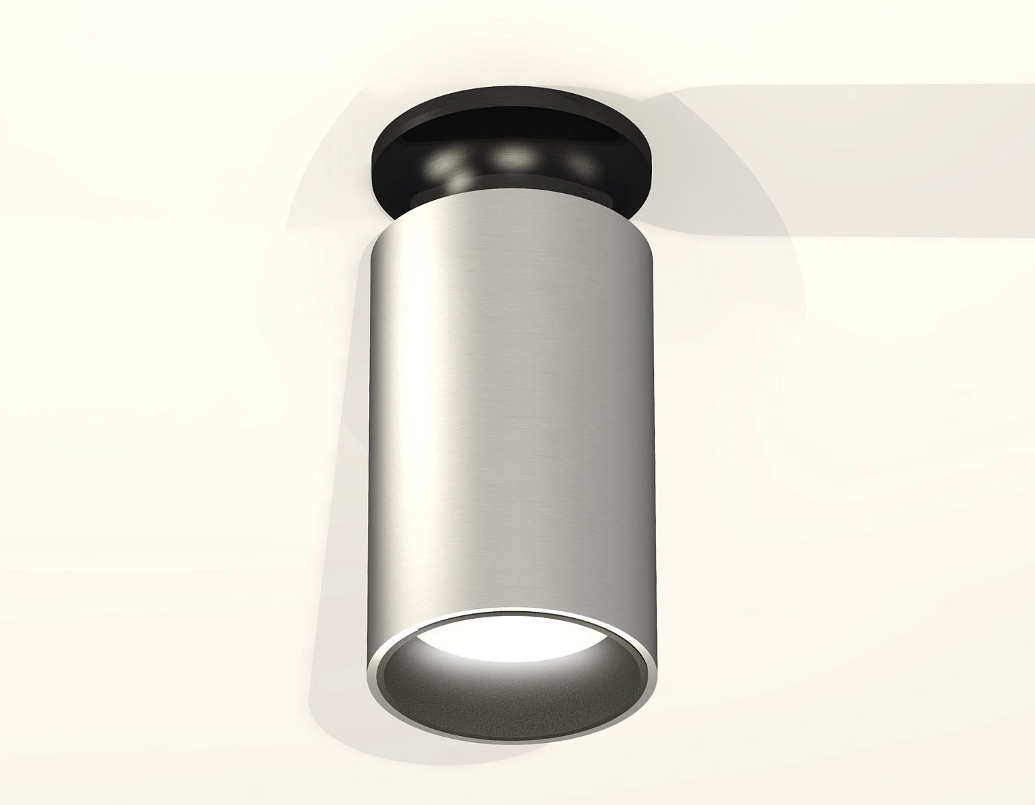 Комплект накладного светильника XS6324101 SSL/PBK/SBK серебро песок/черный полированный/черный песок MR16 GU5.3