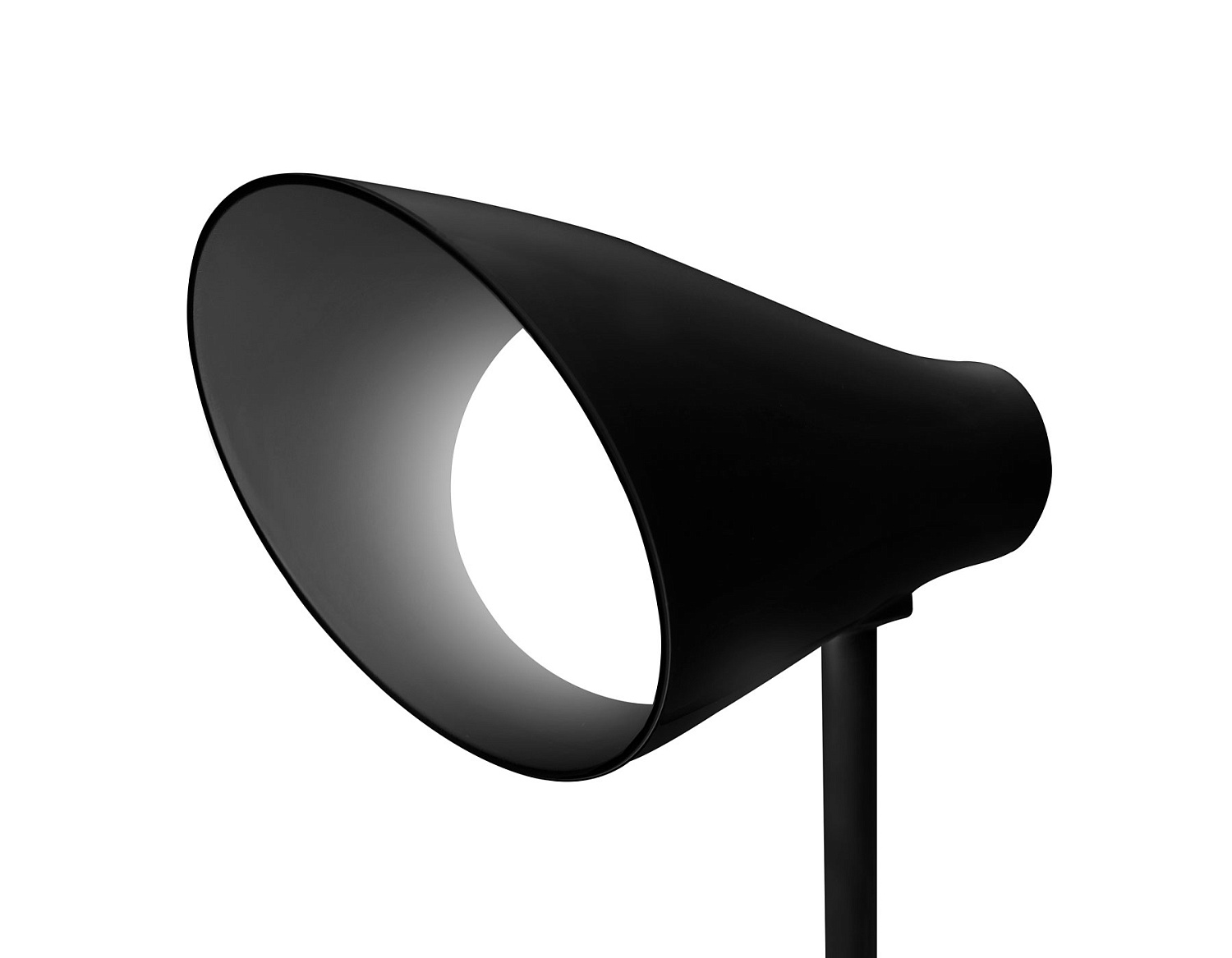 Светодиодная настольная лампа с прищепкой, гибкой ножкой и аккумуляторной батареей DE707 BK черный LED 3000-6000K 4W