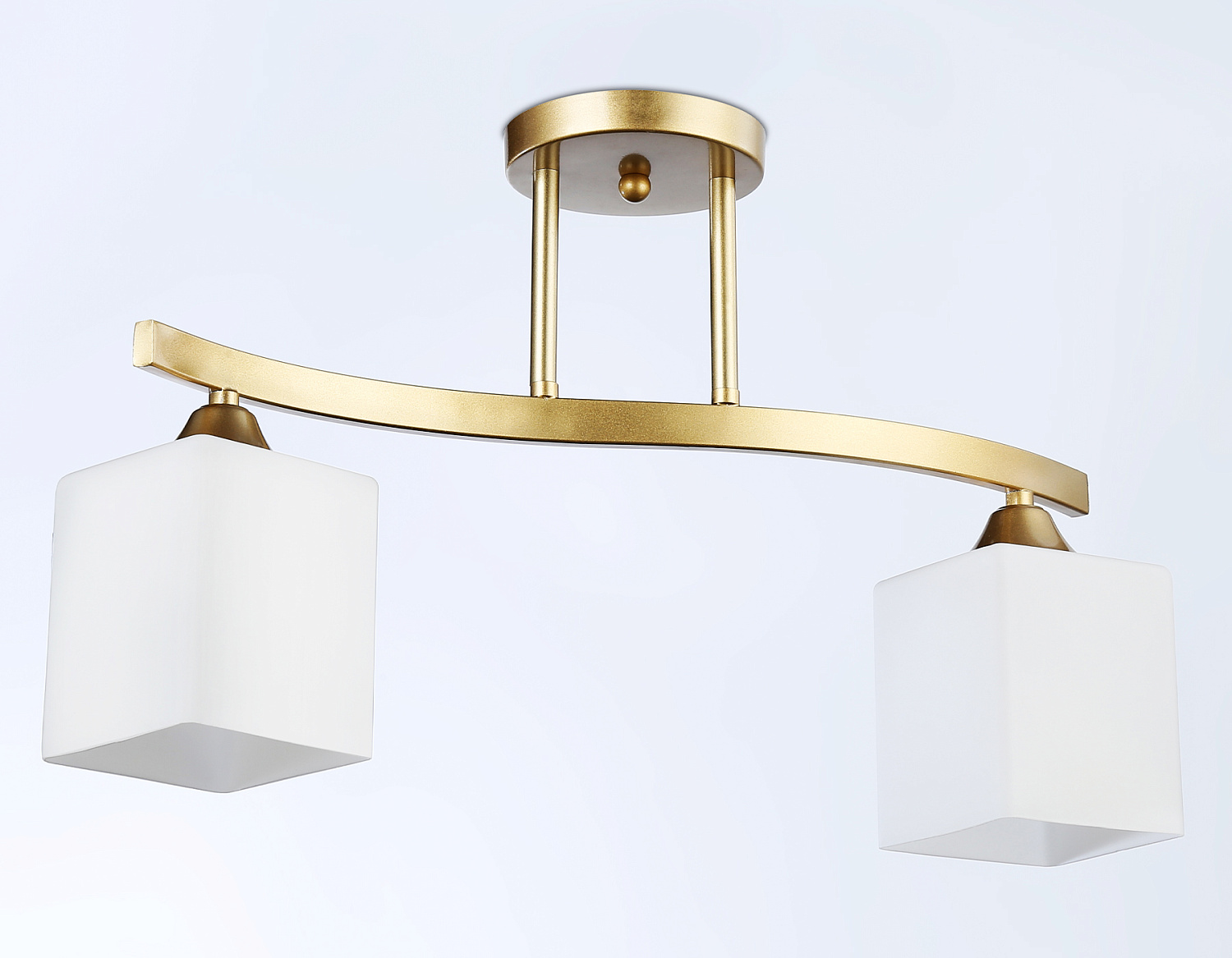 Подвесной светильник TR303119/2 CGD/FR золото/белый матовый E27/2 max 40W 500*120*300