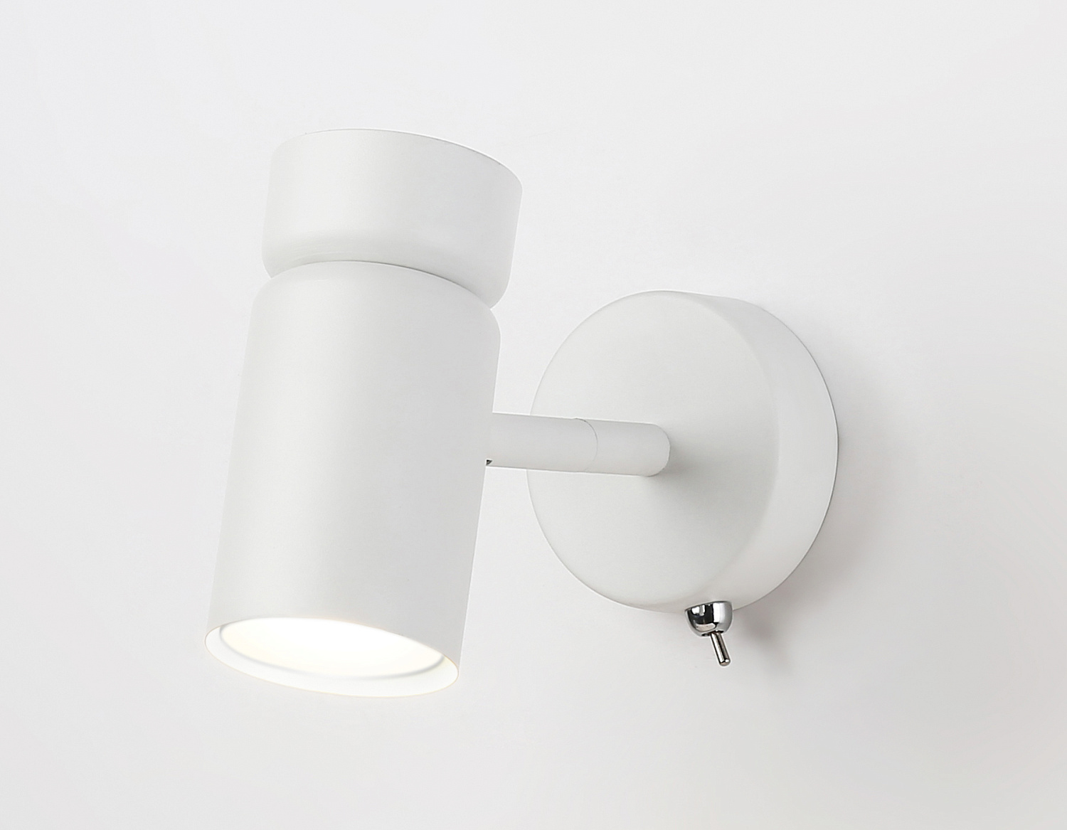 Настенный светильник с выключателем и сменной лампой GU10 TA13182 WH белый GU10 max 12W D60*L120*H150