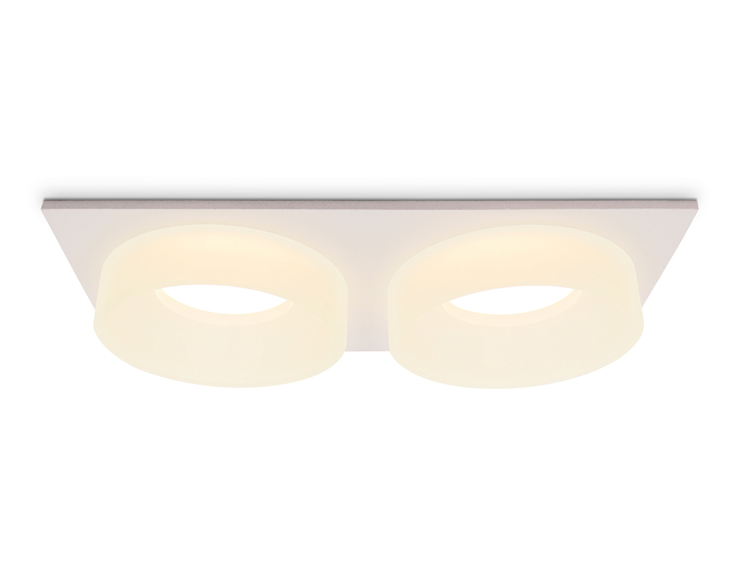 Встраиваемый точечный светильник с акрилом TN1317/2 SWH/FR белый песок/белый матовый GU5.3 182*92*45