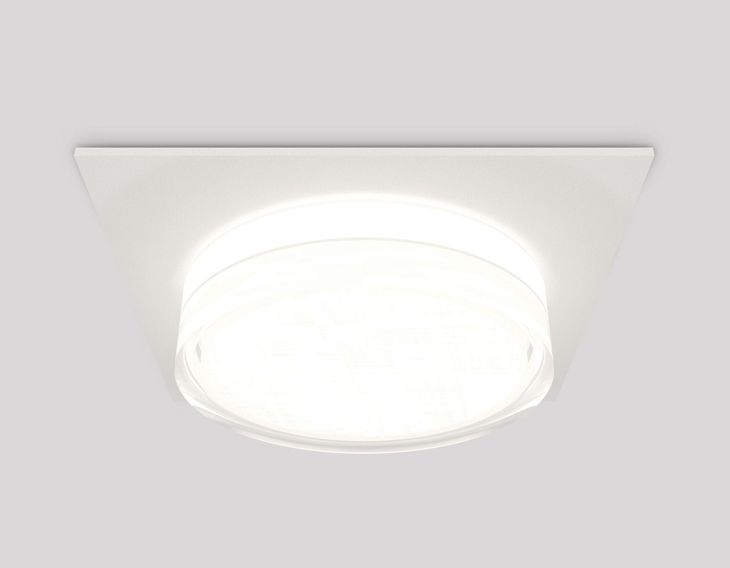 Комплект встраиваемого светильника с акрилом XC8061022 SWH/FR/CL белый песок/белый матовый/прозрачный GX53 (C8061, N8399)