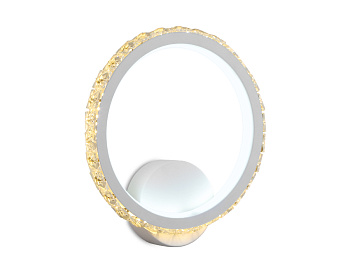 Настенный светодиодный светильник с выключателем FA211 WH белый LED 3000K+6400K 15W 230*250*45