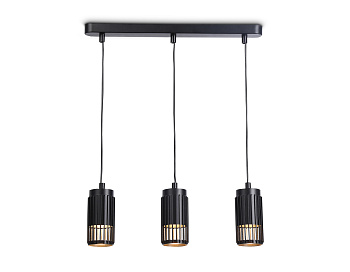 Подвесной светильник со сменной лампой GU10 TN51699/3 BK черный GU10/3 400*60*1120