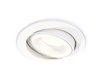 Комплект встраиваемого поворотного светильника XC7651080 SWH/FR белый песок/белый матовый MR16 GU5.3 (C7651, N7110)