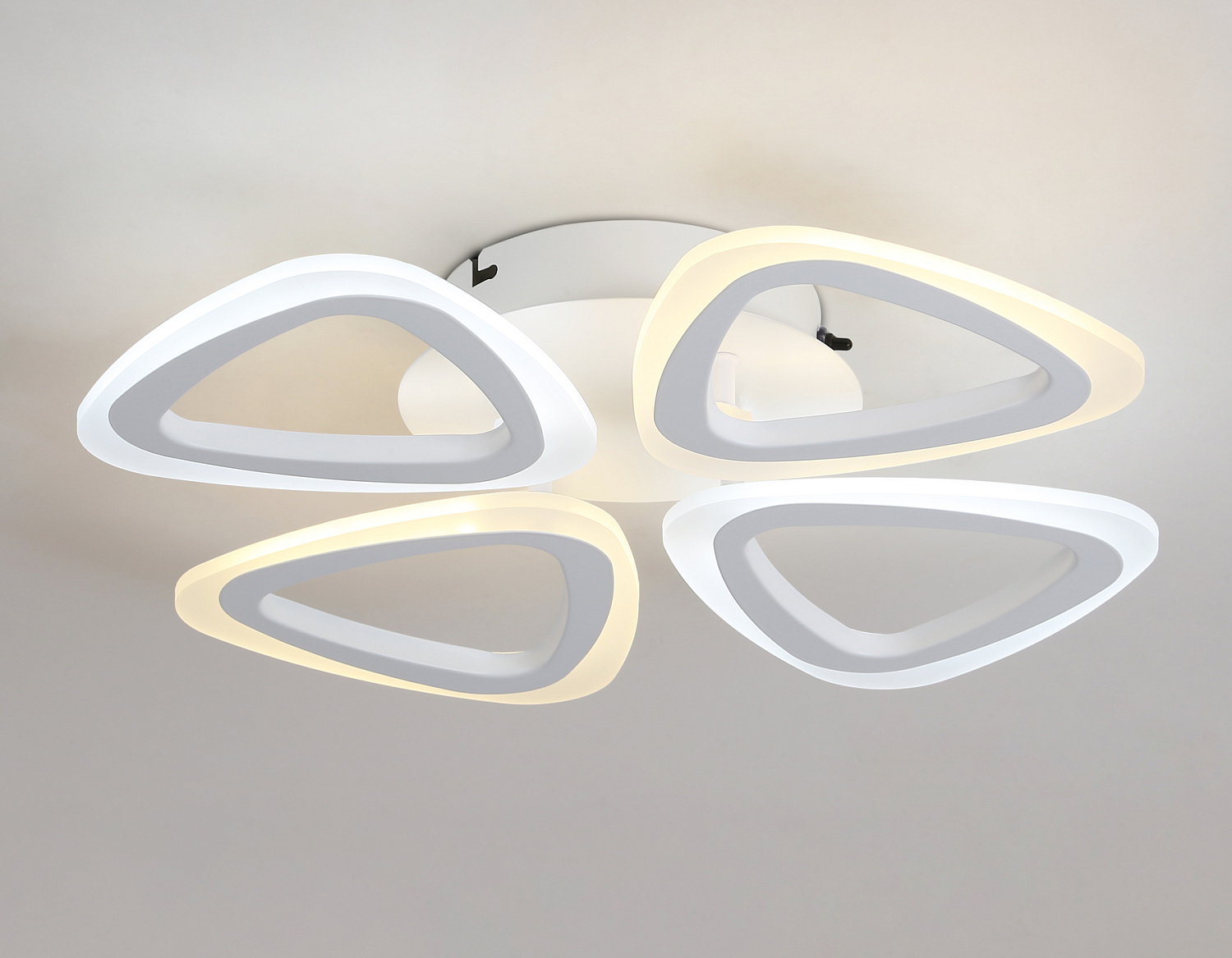 Потолочный светодиодный светильник с пультом FA4482/4 WH белый 4200K/3000K+6400K/6400K+3000K 45W 405*405*80 (ПДУ ИК)