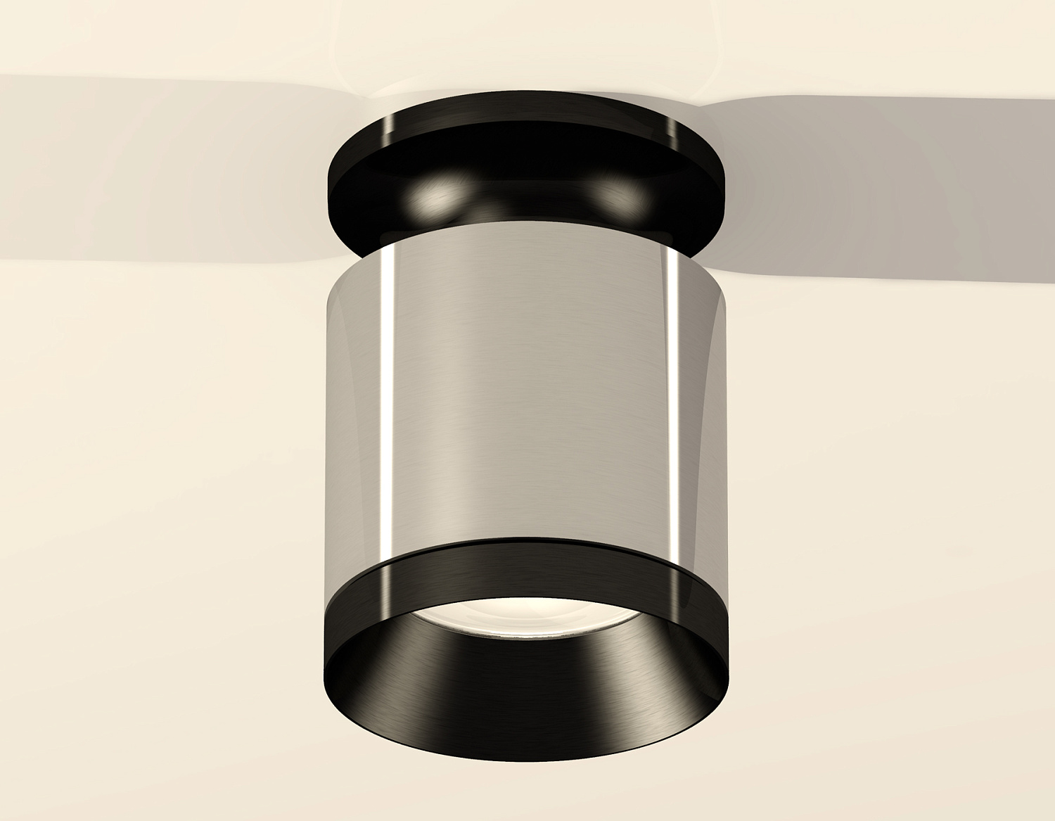 Комплект накладного светильника XS7405022 PSL/PBK серебро полированное/черный полированный MR16 GU5.3 (N7926, C7405, N7031)