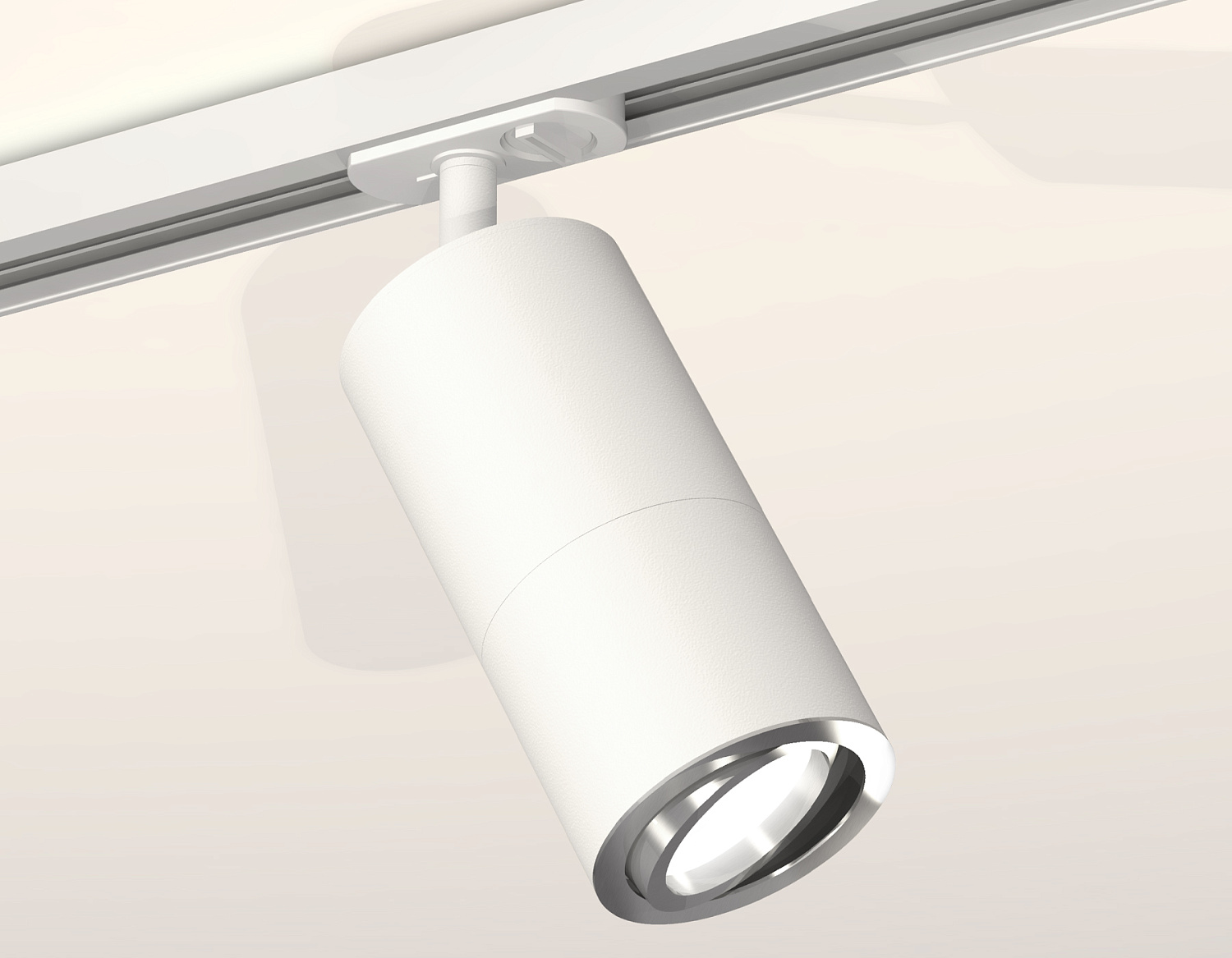 Комплект поворотного трекового светильника XT7401081 SWH/PSL белый песок/серебро полированное MR16 GU5.3 (A2536, C7421, A2011, C7401, N7003)
