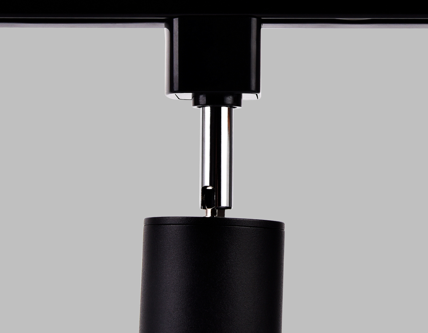 Трековый однофазный светильник со сменной лампой GL5123 BK черный GU10 max 12W