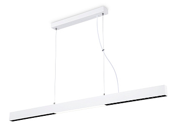 Подвесной светодиодный светильник FL5965 WH белый 48W 4200K 1200*35*1305 (Без ПДУ)