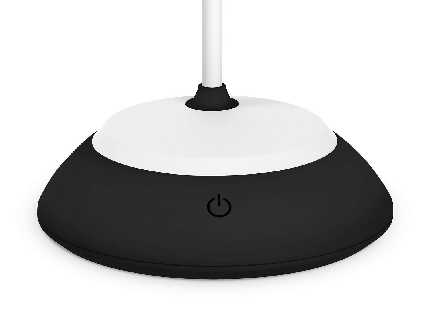 Светодиодная настольная лампа с аккумуляторной батареей, регулировкой цвета и USB-проводом DE601 BK/WH черный/белый LED 2800-6500K 5W