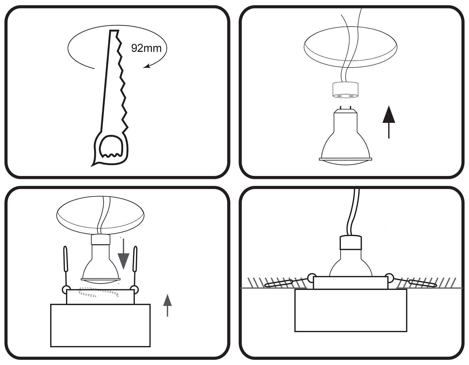 Встраиваемый точечный светильник MR16 TN190 WH/S белый/песок GU5.3 D80*60