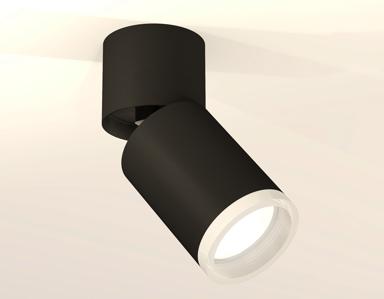 Комплект накладного поворотного светильника XM6313081 SBK/BK/FR черный песок/черный/белый матовый MR16 GU5.3 (A2221, C6313, N6245)