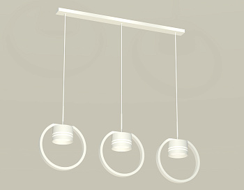 Комплект подвесного светильника с акрилом XB9106154/3 SWH/FR белый песок/белый матовый GX53 (C9106, N8477)