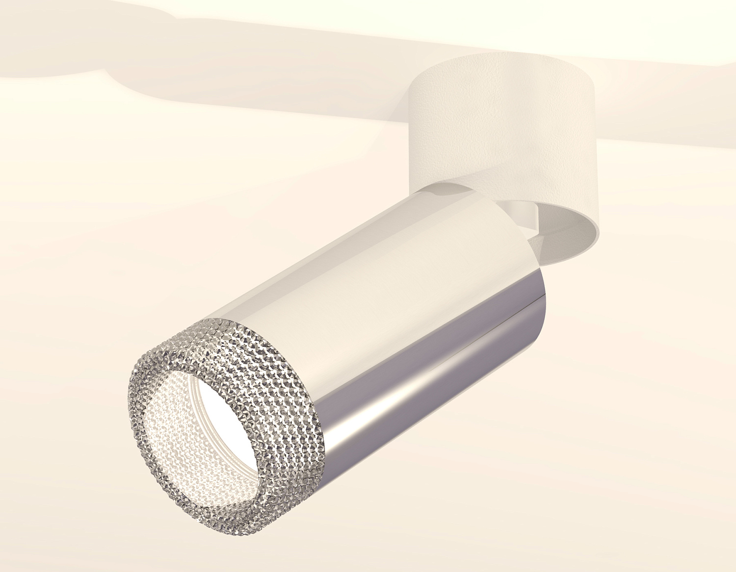 Комплект накладного поворотного светильника XM6325031 PSL/WH/CL серебро полированное/белый/тонированный (A2220, C6325, N6150)