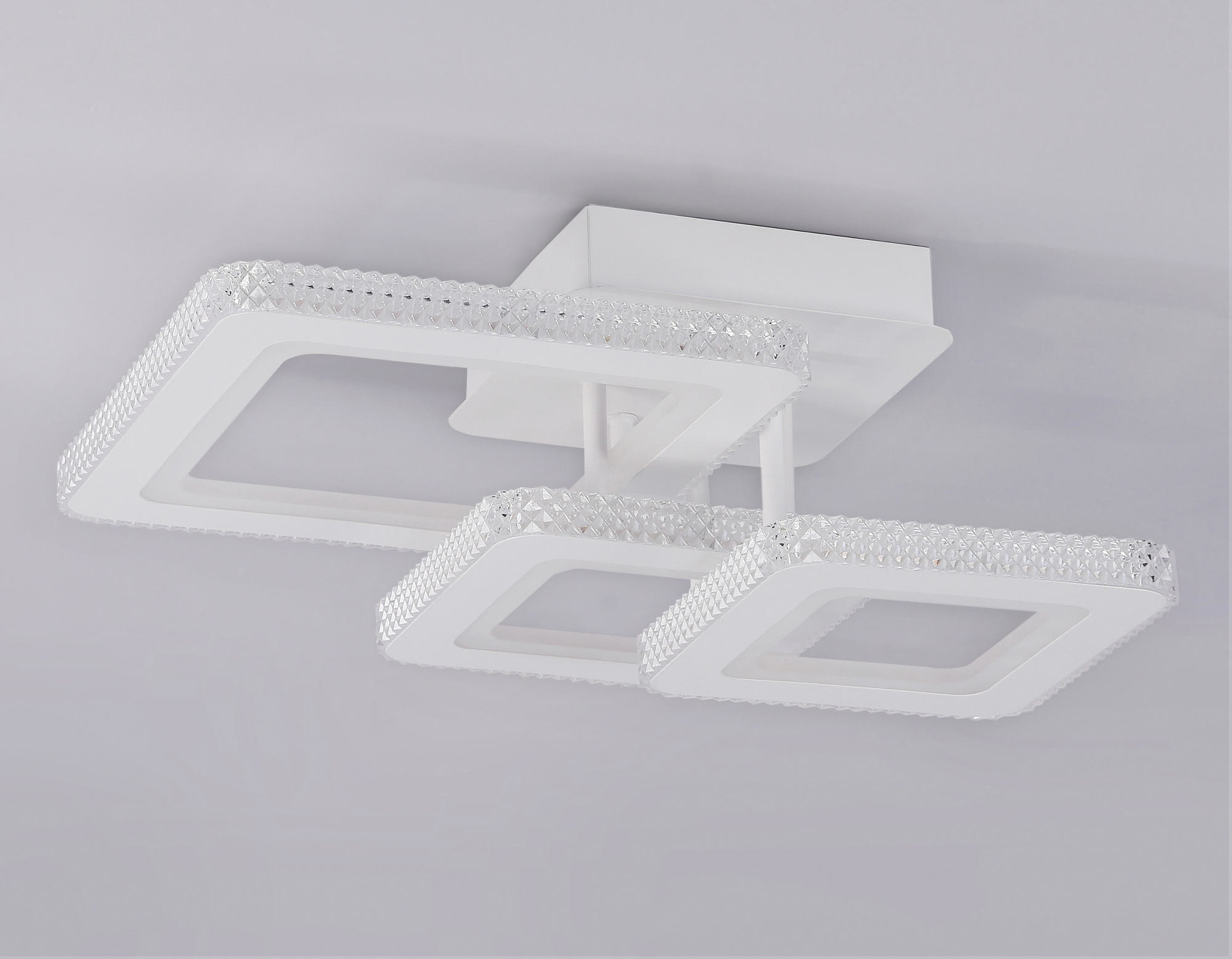 Потолочный светодиодный светильник с пультом FA8877/3 WH белый 3000K-6400K 62W 410*290*170 (ПДУ ИК)