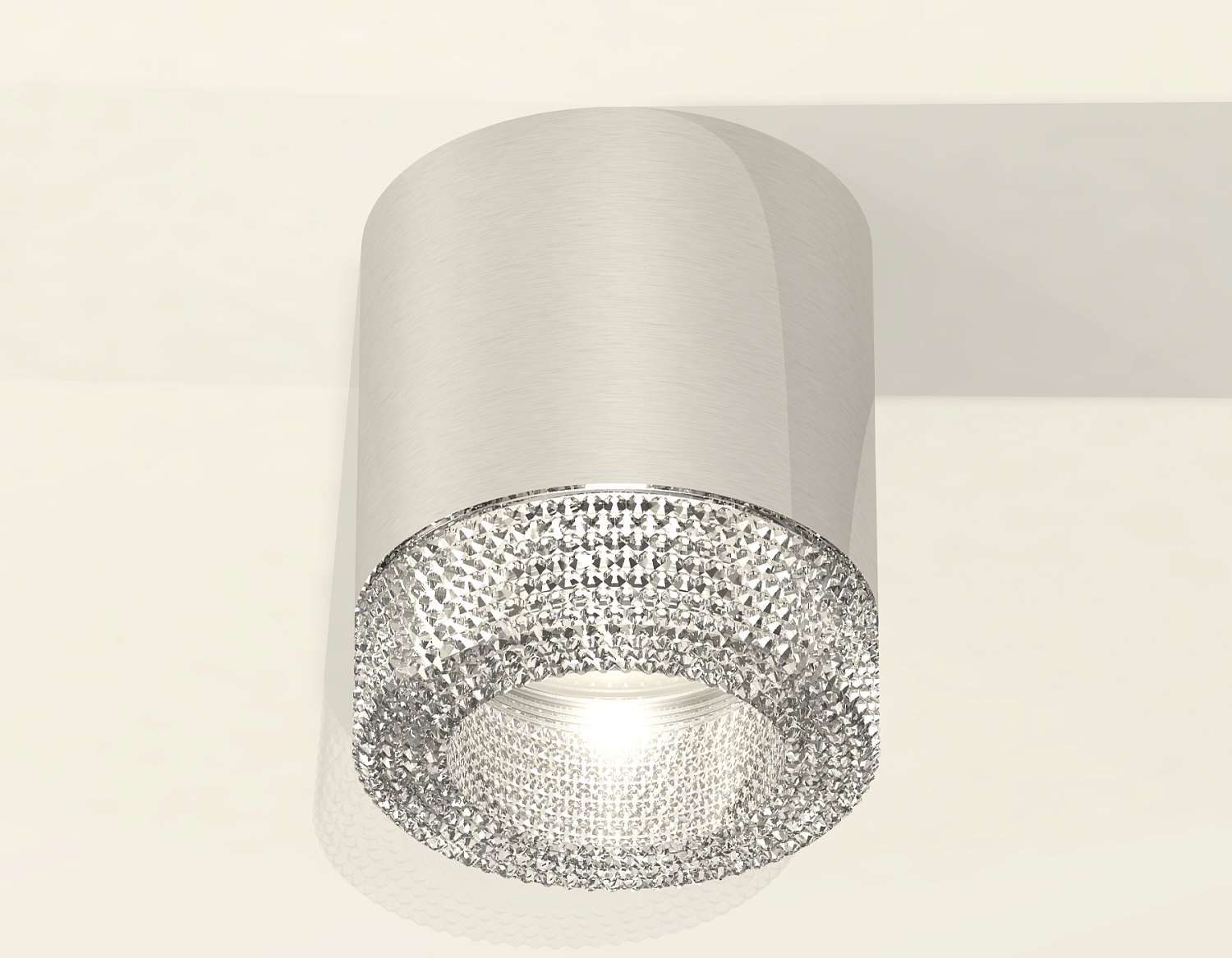 Комплект накладного светильника с композитным хрусталем XS7405004 PSL/CL серебро полированное/прозрачный MR16 GU5.3 (C7405, N7191)