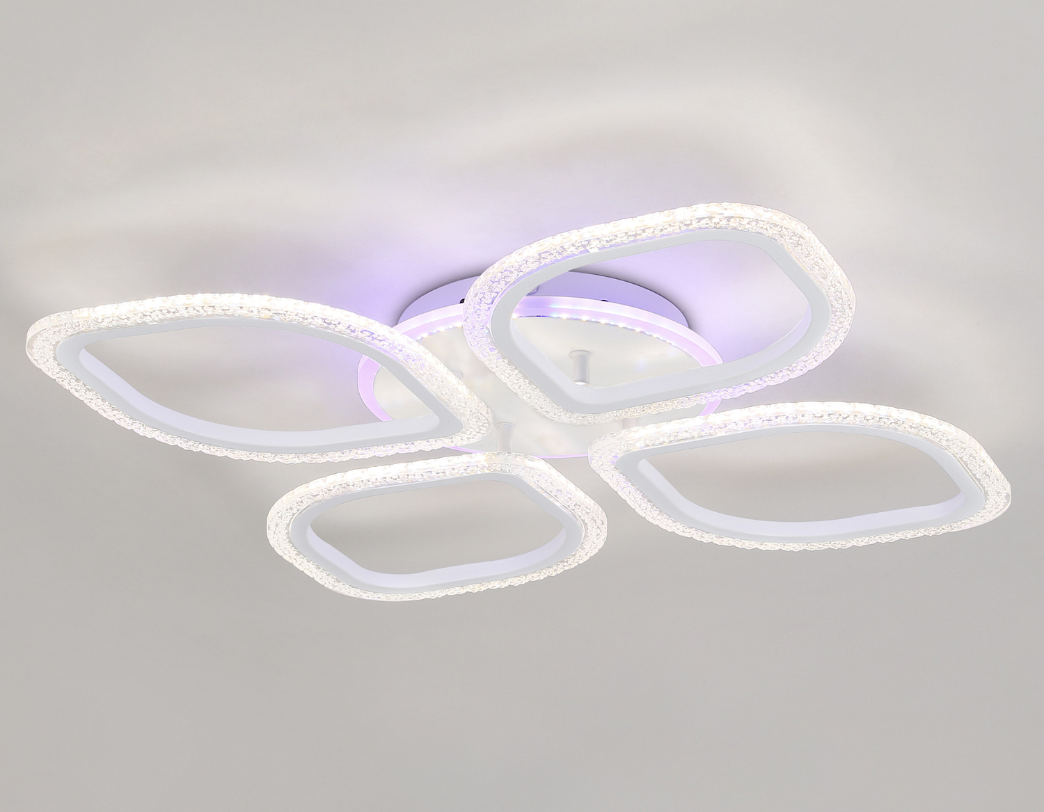 Потолочный светодиодный светильник с пультом FA4501/4 WH белый 75W 3000K+BL/4200K+PU/3000K+6400K 500*500*75 (ПДУ ИК)