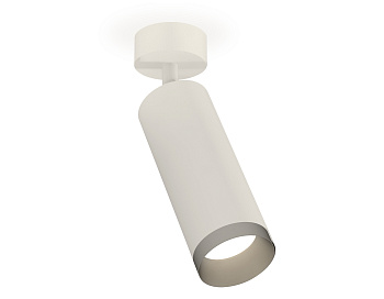 Комплект накладного поворотного светильника XM6342004 SWH/MCH белый песок/хром матовый MR16 GU5.3 (A2202, C6342, N6133)