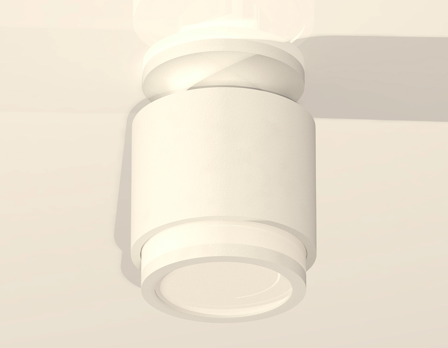 Комплект накладного светильника с акрилом XS7510043 SWH/FR белый песок/белый матовый MR16 GU5.3 (N7925, C7510, N7120)