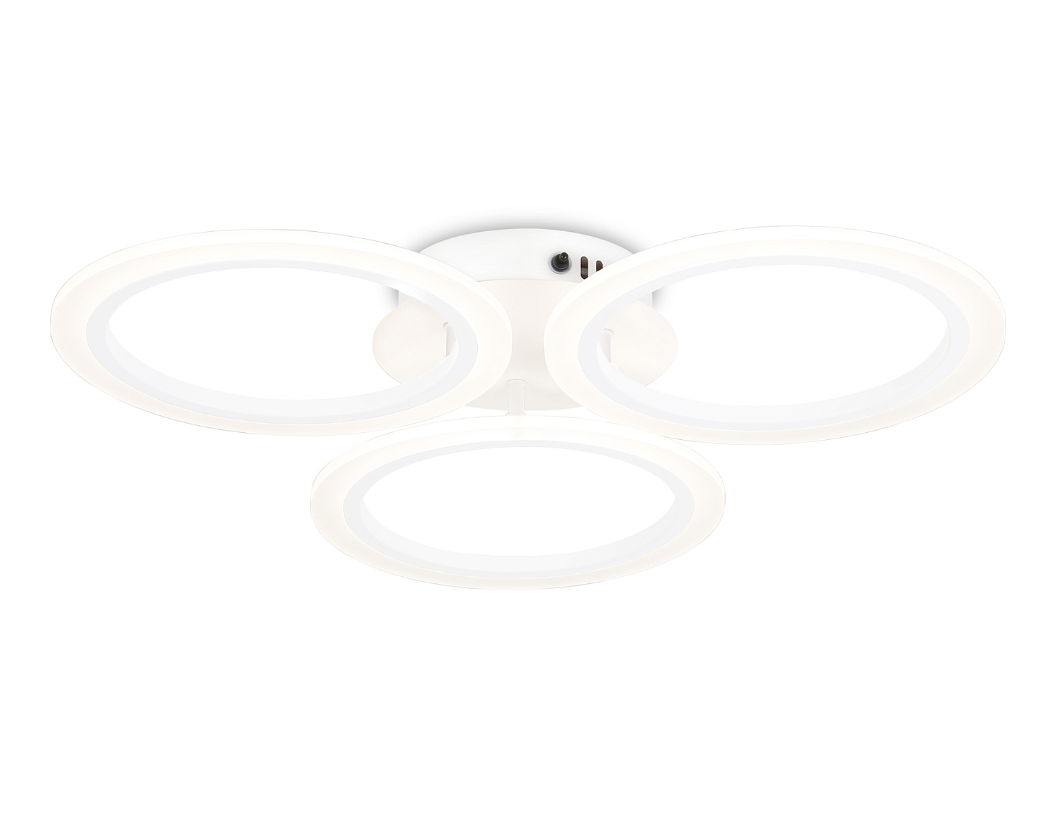 Потолочный светодиодный светильник с пультом FA4052/3 WH белый 4200K/3000/6400K 51W D580*80 (ПДУ ИК)