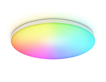 Умный светодиодный светильник Smart Ambrella Light 20W с Wi-Fi, Яндекс Алисой, Tuya, Smart Home, Alexa и ИК пультом FZ2001 WH белый IP54 20W 3000K-6500K+RGB Wi-Fi Алиса/Tuya/Smart Home/Alexa D300*55 (ПДУ ИК)