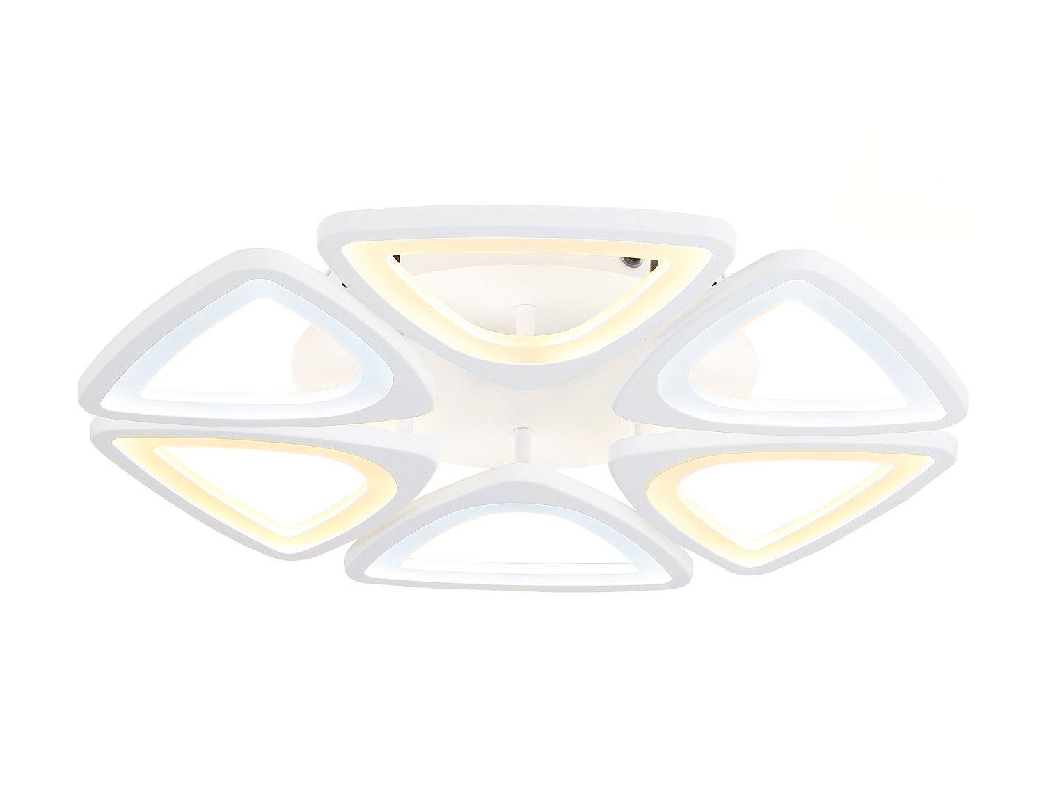 Потолочный светодиодный светильник с пультом FA4494/6 WH белый 4200K/3000K+6400K/6400K+3000K 84W D450*80 (ПДУ ИК)