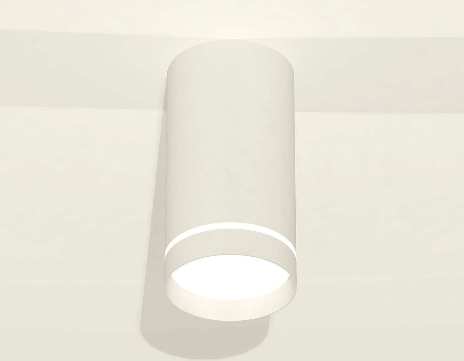 Комплект накладного светильника с акрилом XS8161006 SWH/FR белый песок/белый матовый GX53 (C8161, N8461)