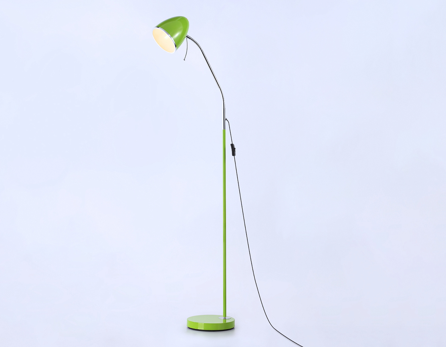 Светильник напольный с выключателем на проводе TR97693 GN зеленый E27 max 40W D150*1540
