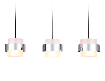 Подвесной светильник со сменной лампой TR3651/3 CH/FR хром/матовый E27/3 max 40W 820*180*700