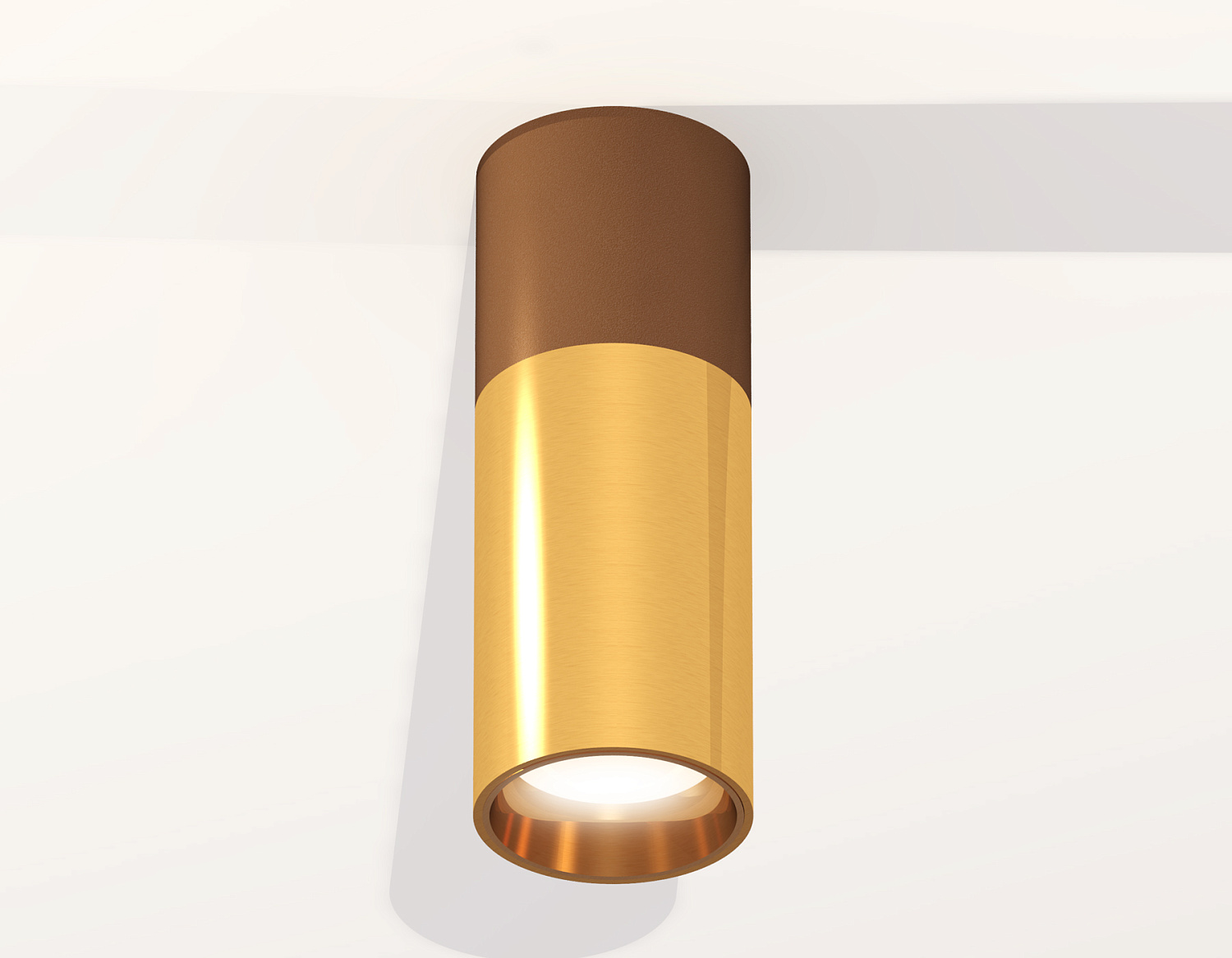 Комплект накладного светильника XS6327060 PYG/SCF золото желтое полированное/кофе песок MR16 GU5.3 (C6304, C6327, A2010, N6113)