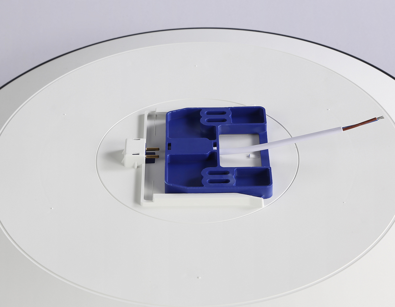 Потолочный светодиодный светильник FZ1225 BK черный IP44 18W 4200K D302*50 (Без ПДУ)