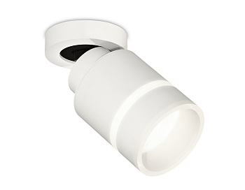 Комплект накладного поворотного светильника с акрилом XM8110004 SWH/FR белый песок/белый матовый GX53 (A2228, A2105, C8110, N8444)