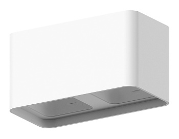 Корпус светильника накладной для насадок 70*70mm C7850 SWH белый песок 190*95*H100mm MR16 GU5.3