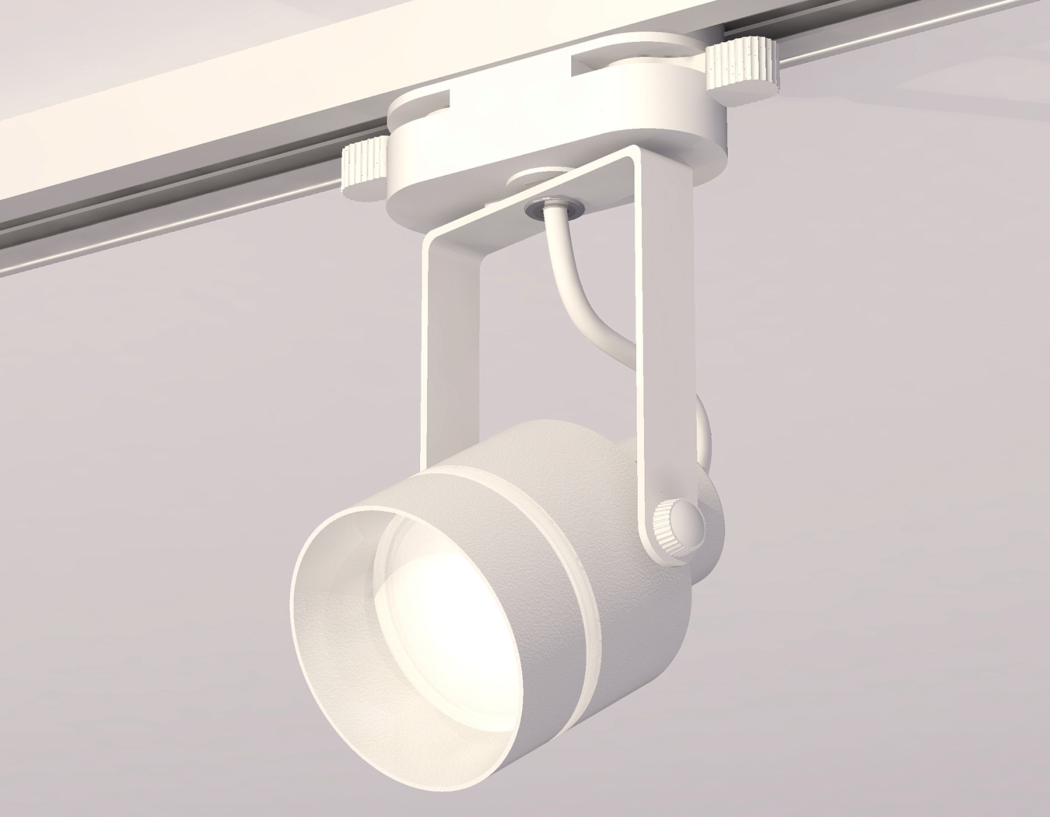 Комплект трекового однофазного светильника с акрилом XT6601081 WH/SWH/FR белый/белый песок/белый матовый MR16 GU10 (C6601, N6228)