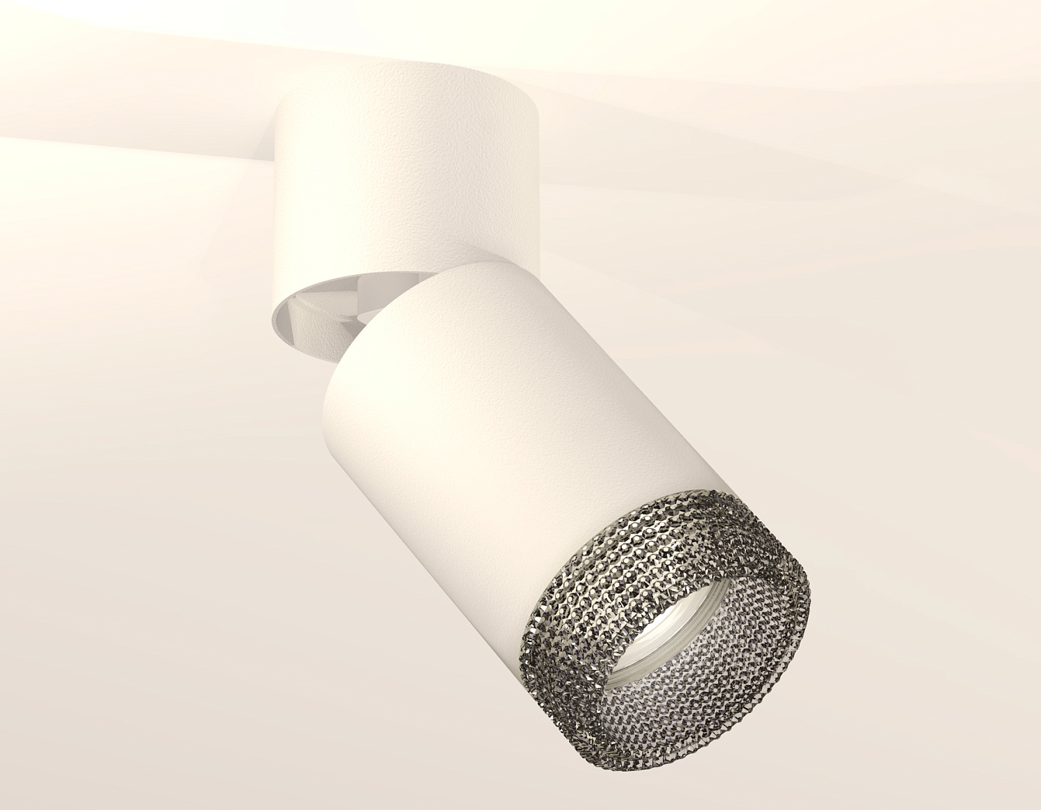 Комплект накладного поворотного светильника XM6312061 SWH/WH/BK белый песок/белый/тонированный MR16 GU5.3 (A2220, C6312, N6151)