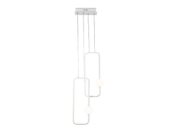 Подвесной светодиодный светильник FL66365/2 WH белый 38W 4200K 300*80*1200