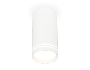 Комплект накладного светильника с акрилом XS8161007 SWH/FR белый песок/белый матовый GX53 (C8161, N8477)