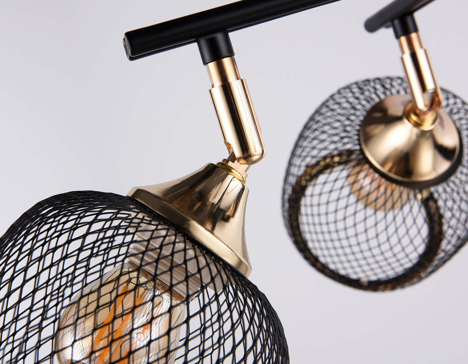 Подвесная люстра TR80177/4 BK/FGD черный/золото E27/4 max 40W D640*260