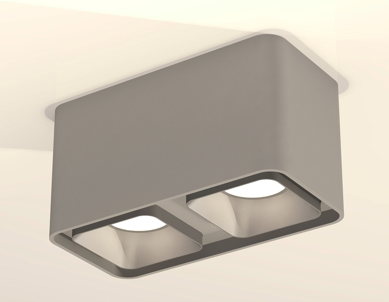 Комплект накладного светильника XS7852003 SGR/SSL серый песок/серебро песок MR16 GU5.3 (C7852, N7703)