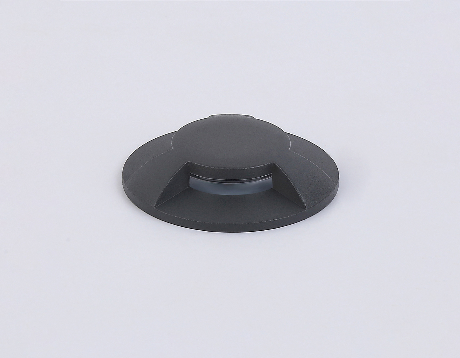 Уличный светодиодный светильник в грунт ST6524 GR серый IP67 LED 4200K 1W D60*93