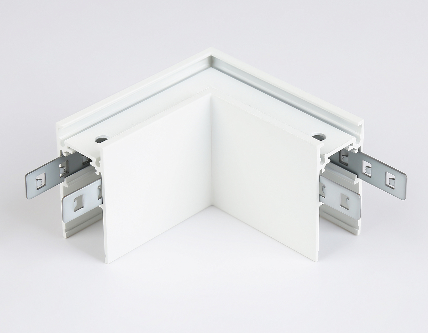 Коннектор угловой для накладного шинопровода Magnetic GL3369 WH белый коннектор угловой для накладного шинопровода 85*85*H53.7