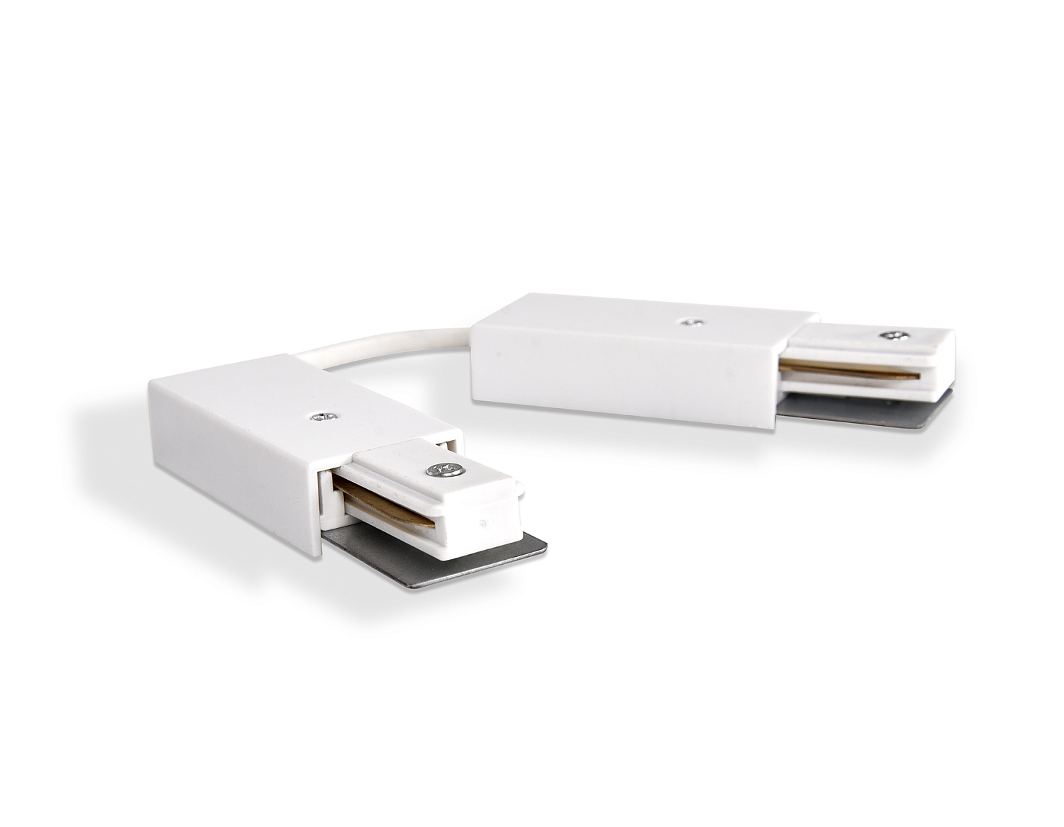 Коннектор гибкий однофазный для соединения трековых шинопроводов GL7087 WH коннектор гибкий однофазный для соединения трековых шинопроводов