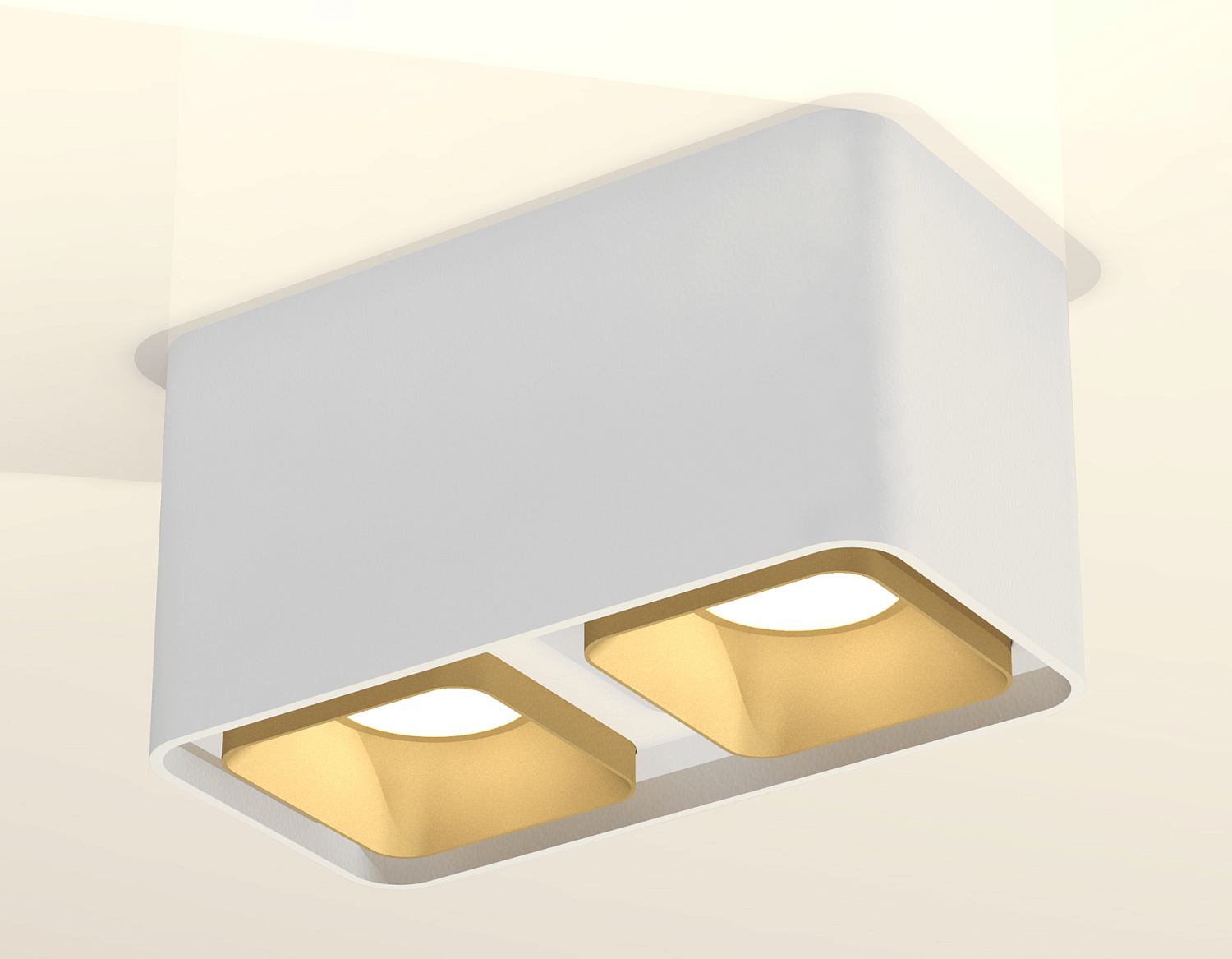 Комплект накладного светильника XS7850004 SWH/SGD белый песок/золото песок MR16 GU5.3 (C7850, N7704)