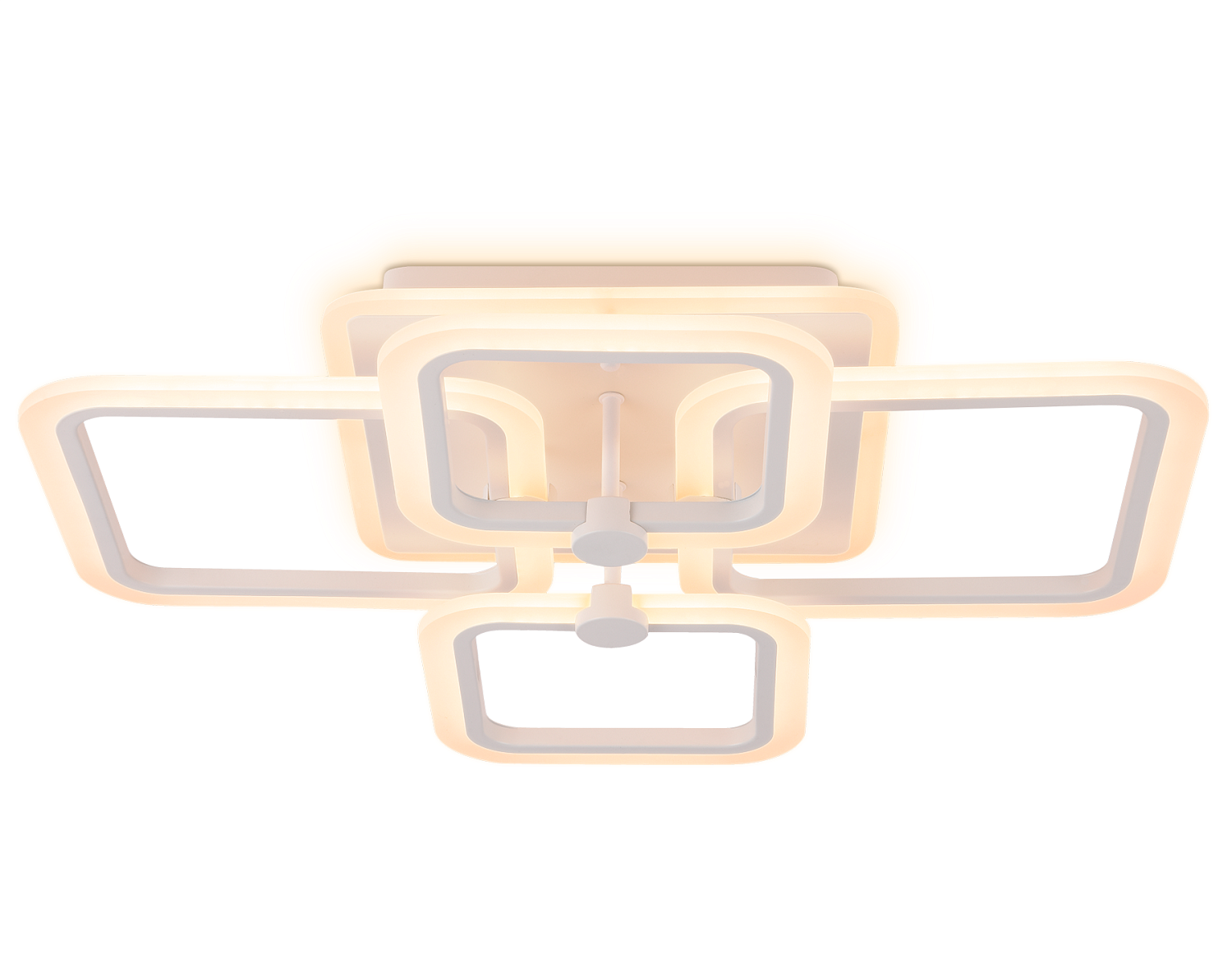 Потолочный светодиодный светильник с пультом FA533/2+2 WH белый 105W 770*540*120 (ПДУ РАДИО 2.4)