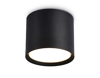 Накладной точечный светильник GX53 TN5351 BK черный GX53 D82*70