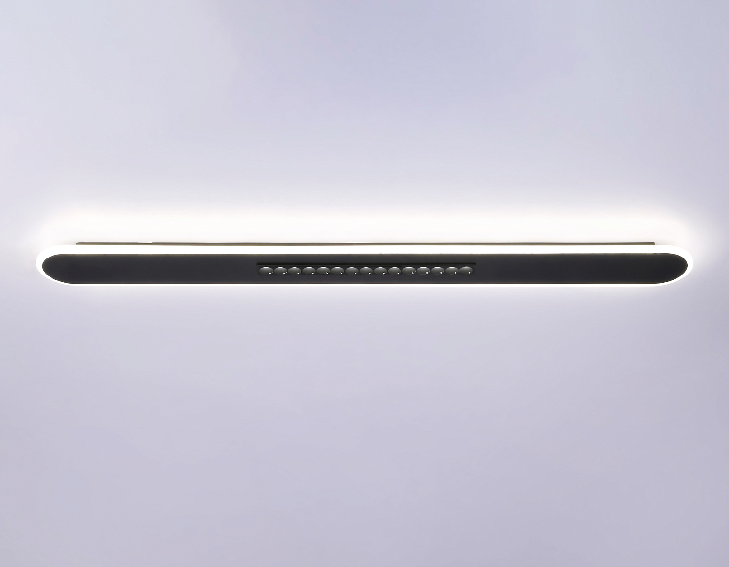 Потолочный светодиодный светильник FL51448 BK черный 70W 3000K-6400K+4200K 1200*125*40 (Без ПДУ)