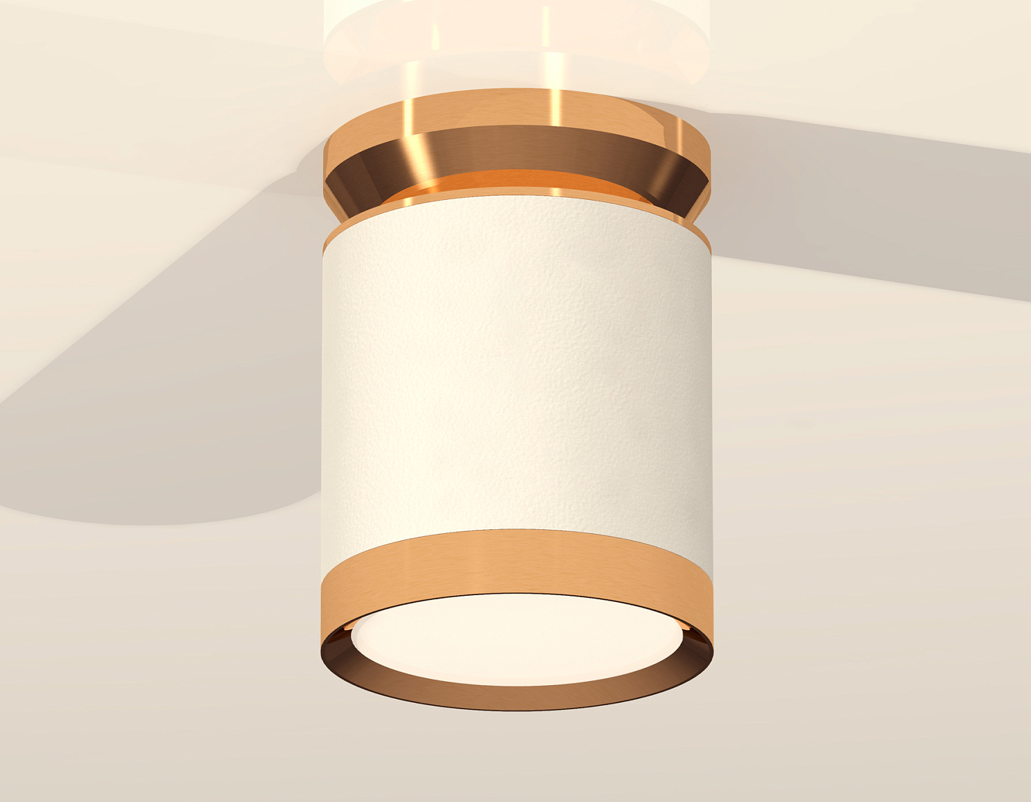 Комплект накладного светильника XS8141030 SWH/PYG белый песок песок/золото желтое полированное GX53 (N8909, C8141, N8124)