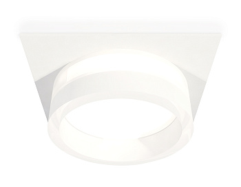 Комплект встраиваемого светильника XC8061015 SWH/FR белый песок/белый матовый GX53 (C8061, N8401)