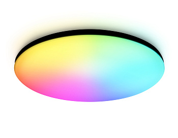 Умный светодиодный светильник Smart Ambrella Light 25W с Wi-Fi, Яндекс Алисой, Tuya, Smart Home, Alexa и ИК пультом FZ2005 BK черный IP54 25W 3000K-6500K+RGB Wi-Fi Алиса/Tuya/Smart Home/Alexa D370*55 (ПДУ ИК)